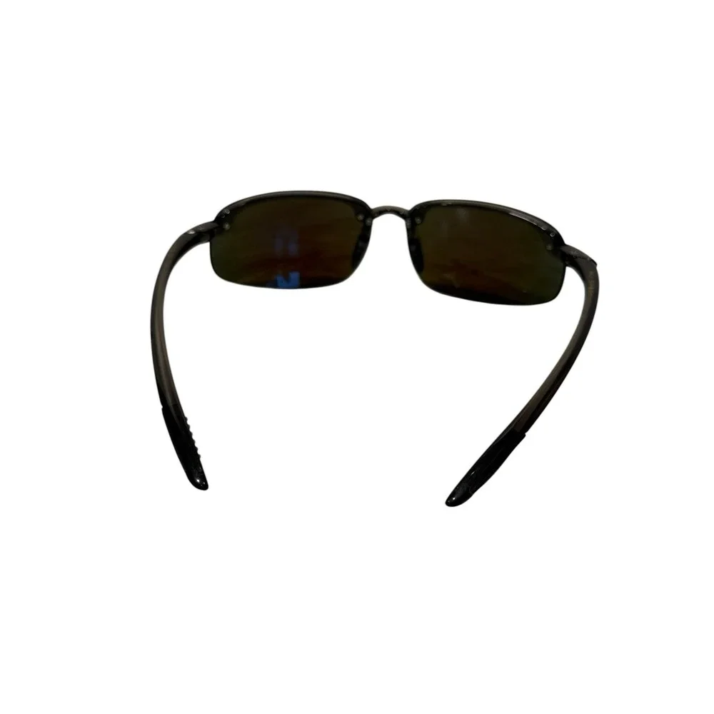 Maui Jim Mens Ho'okipa Polarized Mirrored Wrap Sunglasses 64mm